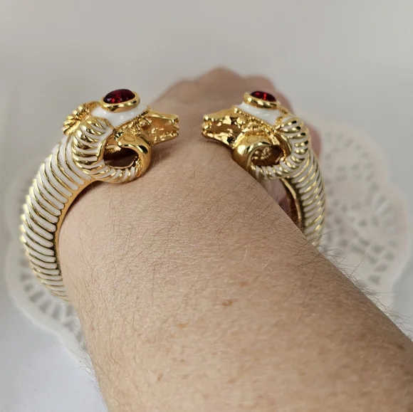 Vintage Authentic KJL Ravishing Ram Bracelet - Picture 7 of 7